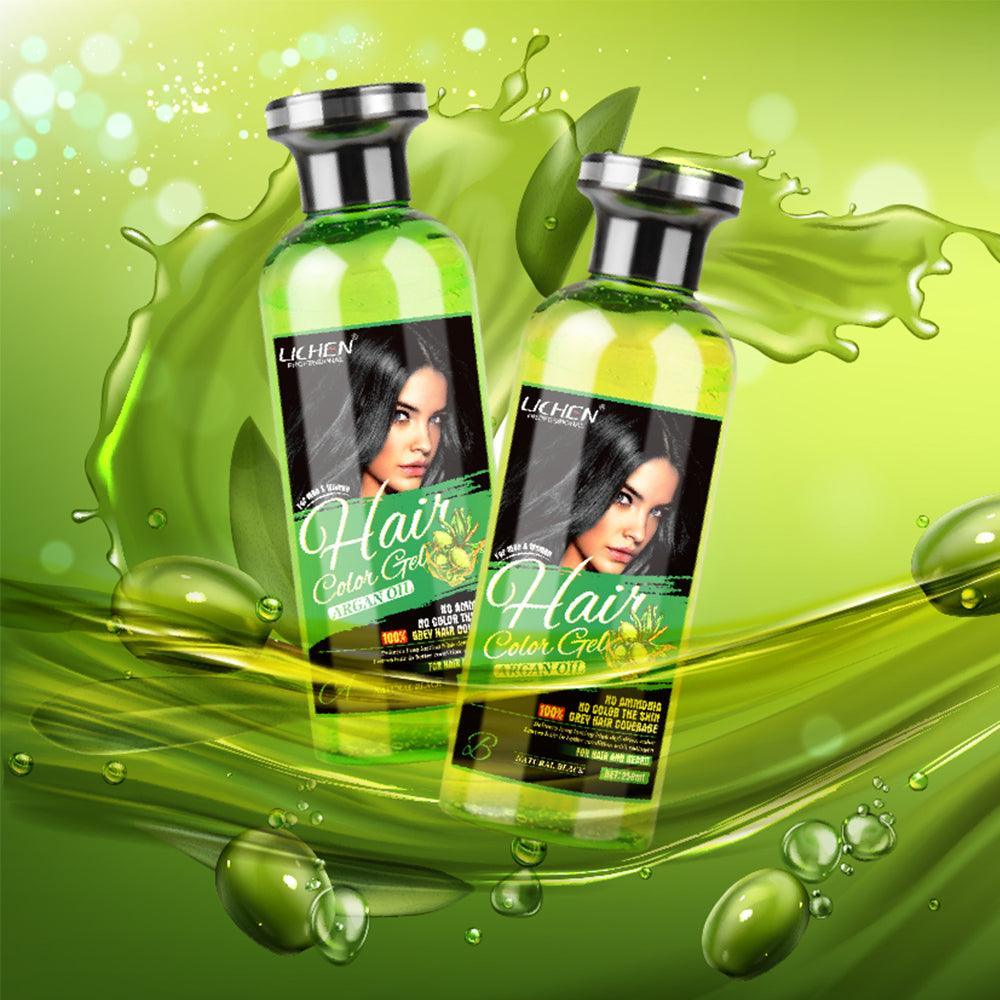 (Original) Hair Color Gel By Lichen 250ml x 2=500ml