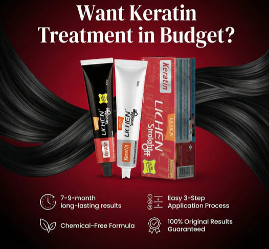 Lichen Hair Keratin Straight off