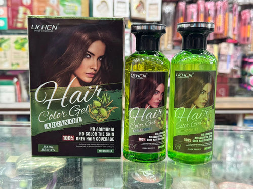 (Original) Hair Color Gel By Lichen 250ml x 2=500ml